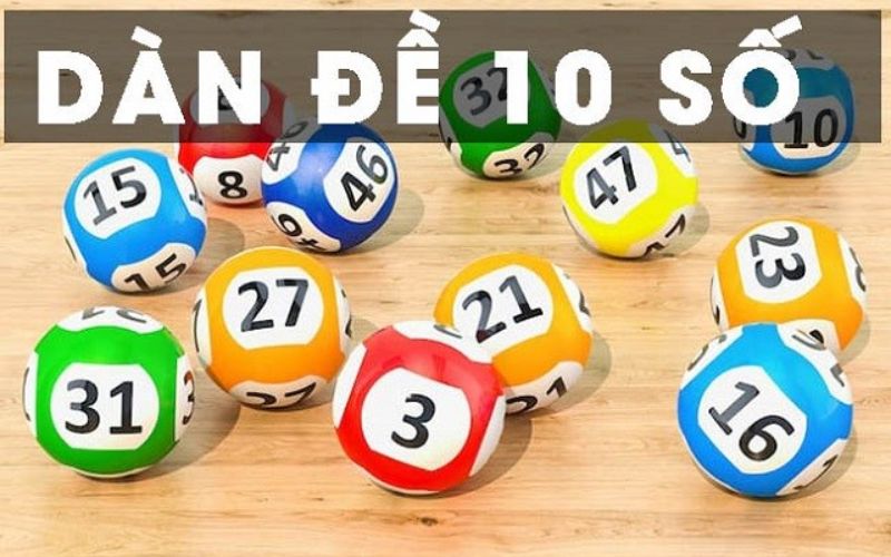 dàn đề 10 số khung 3 ngày