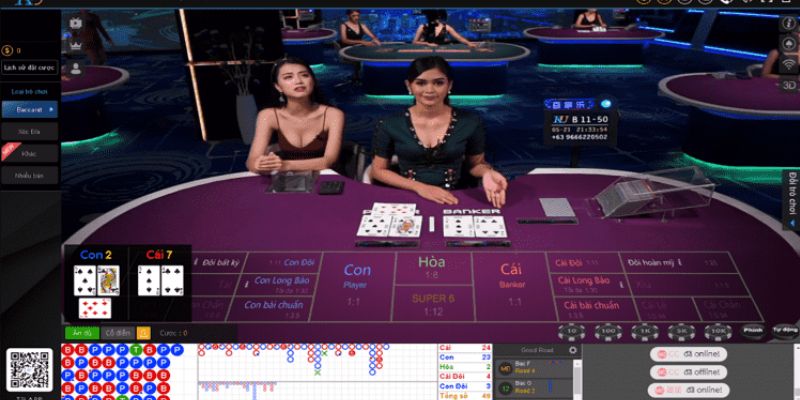 Baccarat trực tuyến là một trò chơi casino phổ biến và thu hút người chơi trên toàn cầu.
